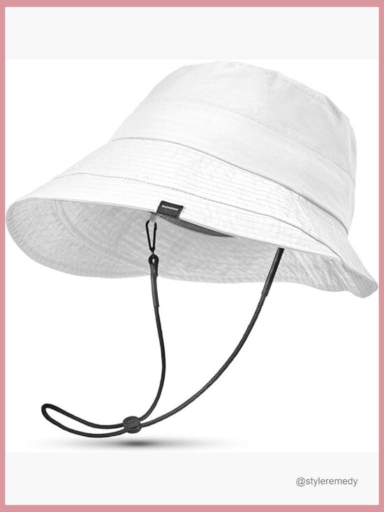 Lightweight Quick-Dry Bucket Hat for Hiking with Adjustable Strap main image 7